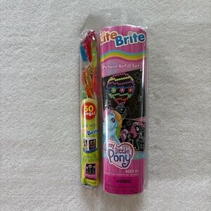 NEW 2006 Hasbro My Little Pony Lite Brite Accessory Refill Set